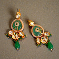 Aqua Green Minakshi Rajwadi Necklace Set