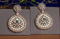 Jiya Ivory Chandbali Earrings - MIARAA