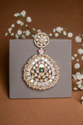 Jiya Ivory Chandbali Earrings - MIARAA
