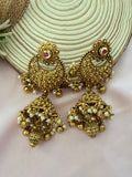 Sohana Antique Gold Earrings - MIARAA