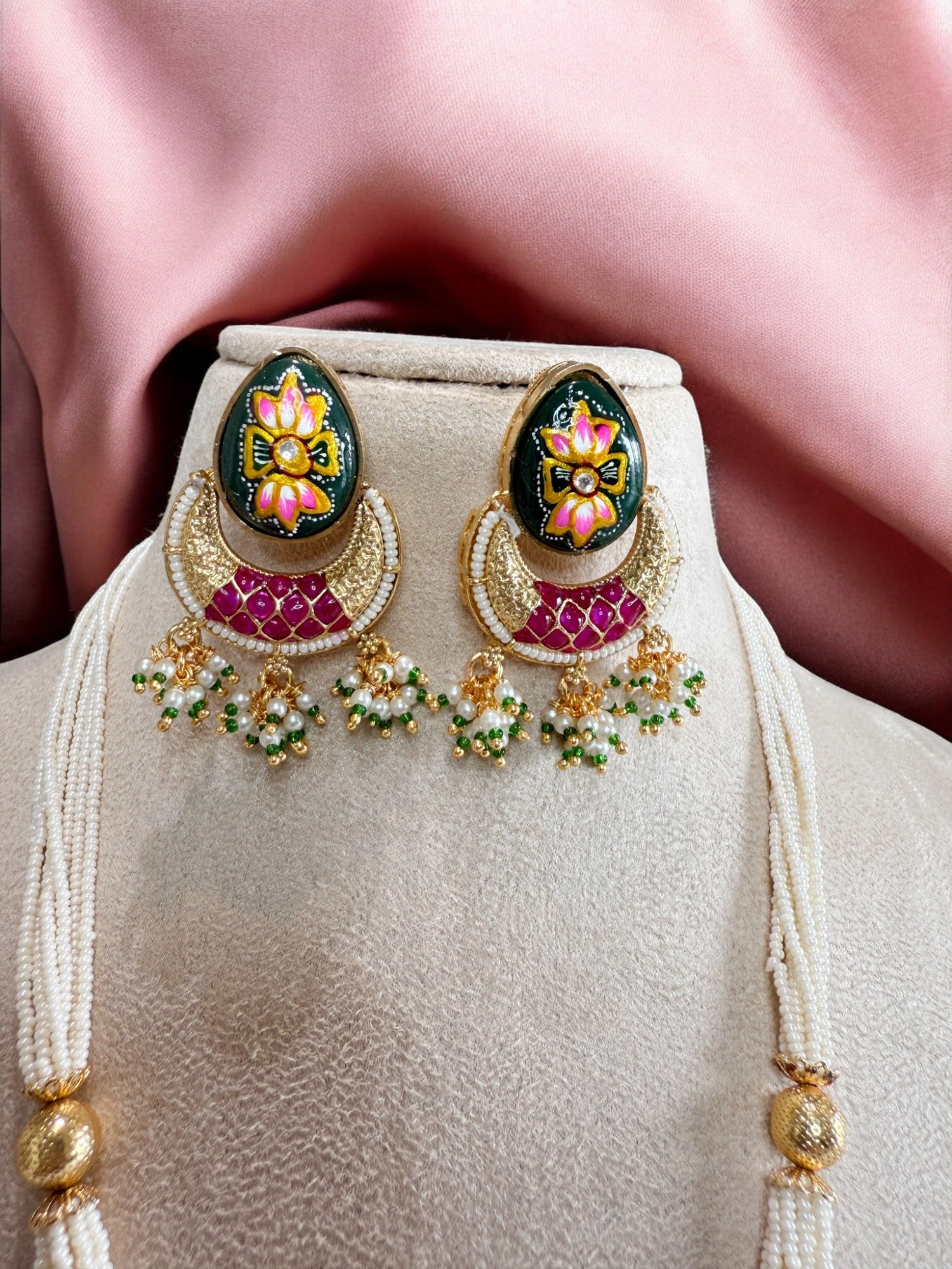 Ahalya Rajwadi Necklace Set - MIARAA