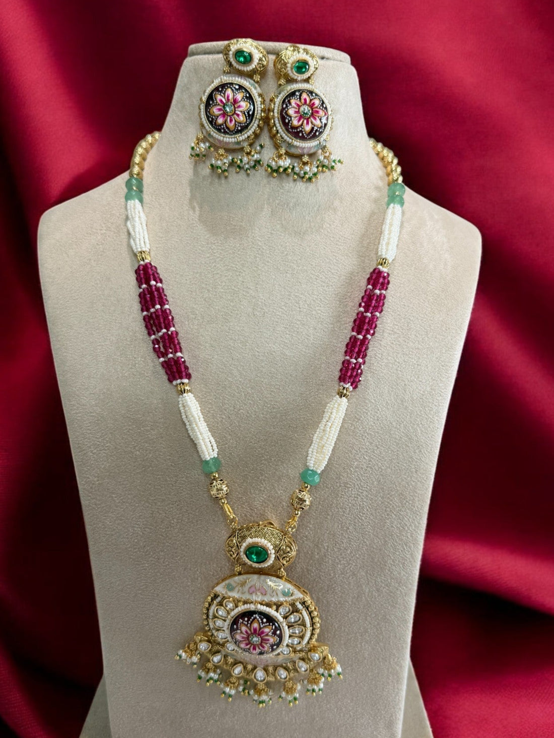 Darpana Rajwadi Necklace Set - MIARAA