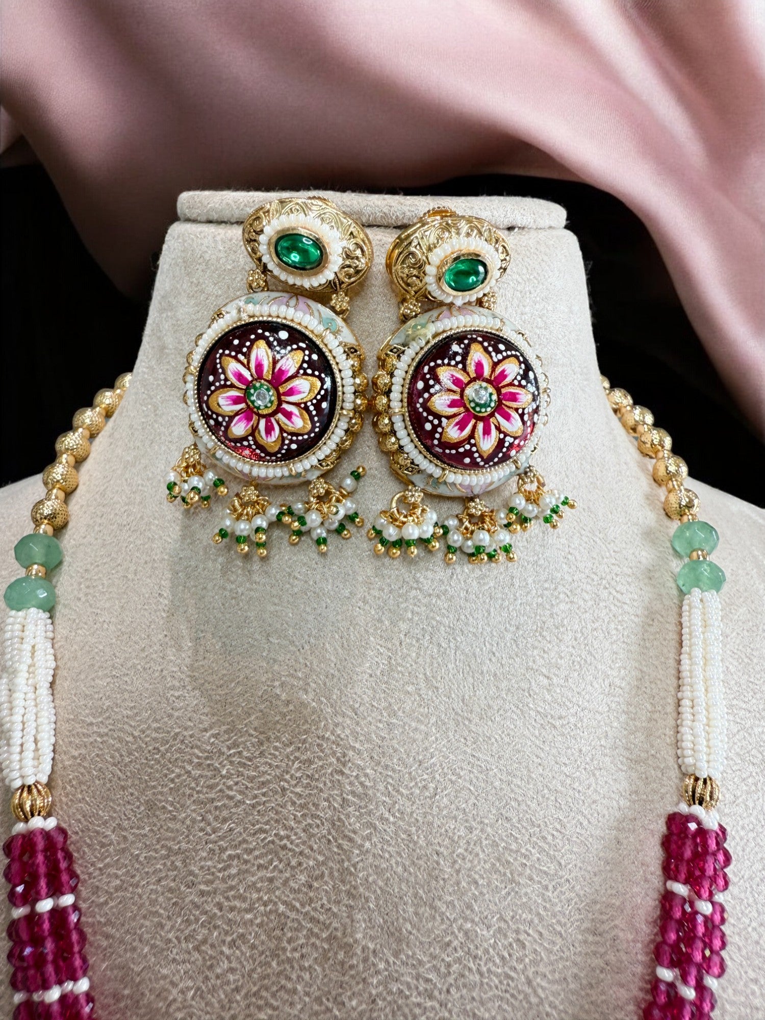 Darpana Rajwadi Necklace Set - MIARAA