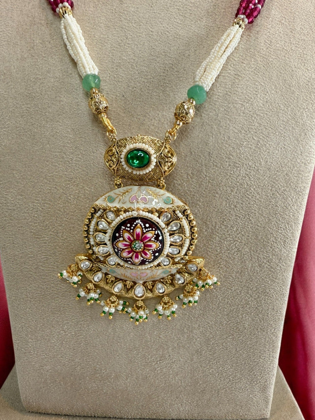 Darpana Rajwadi Necklace Set - MIARAA