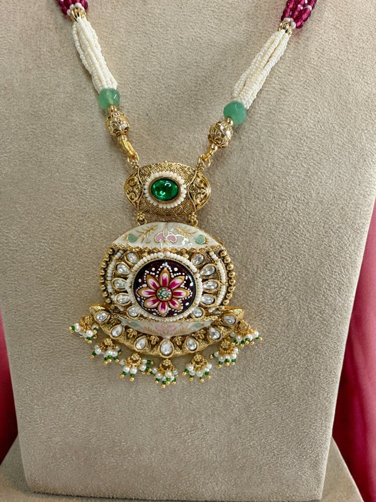 Darpana Rajwadi Necklace Set - MIARAA