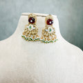 Multicolour Nayanika Rajawadi Necklace Set - MIARAA