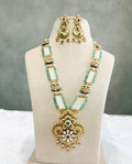 Multicolour Sakshi Rajwadi Necklace Set - MIARAA