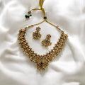 Multicolour Bhaswati Rajwadi Necklace Set - MIARAA