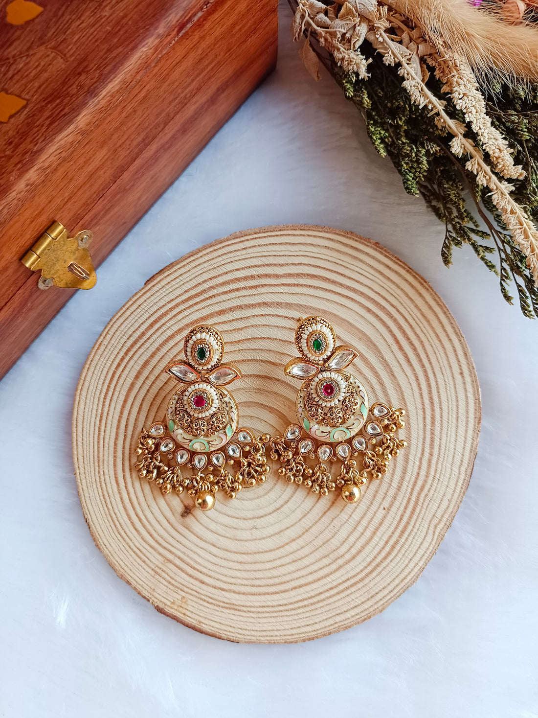 Prini Rajwadi Earrings - MIARAA