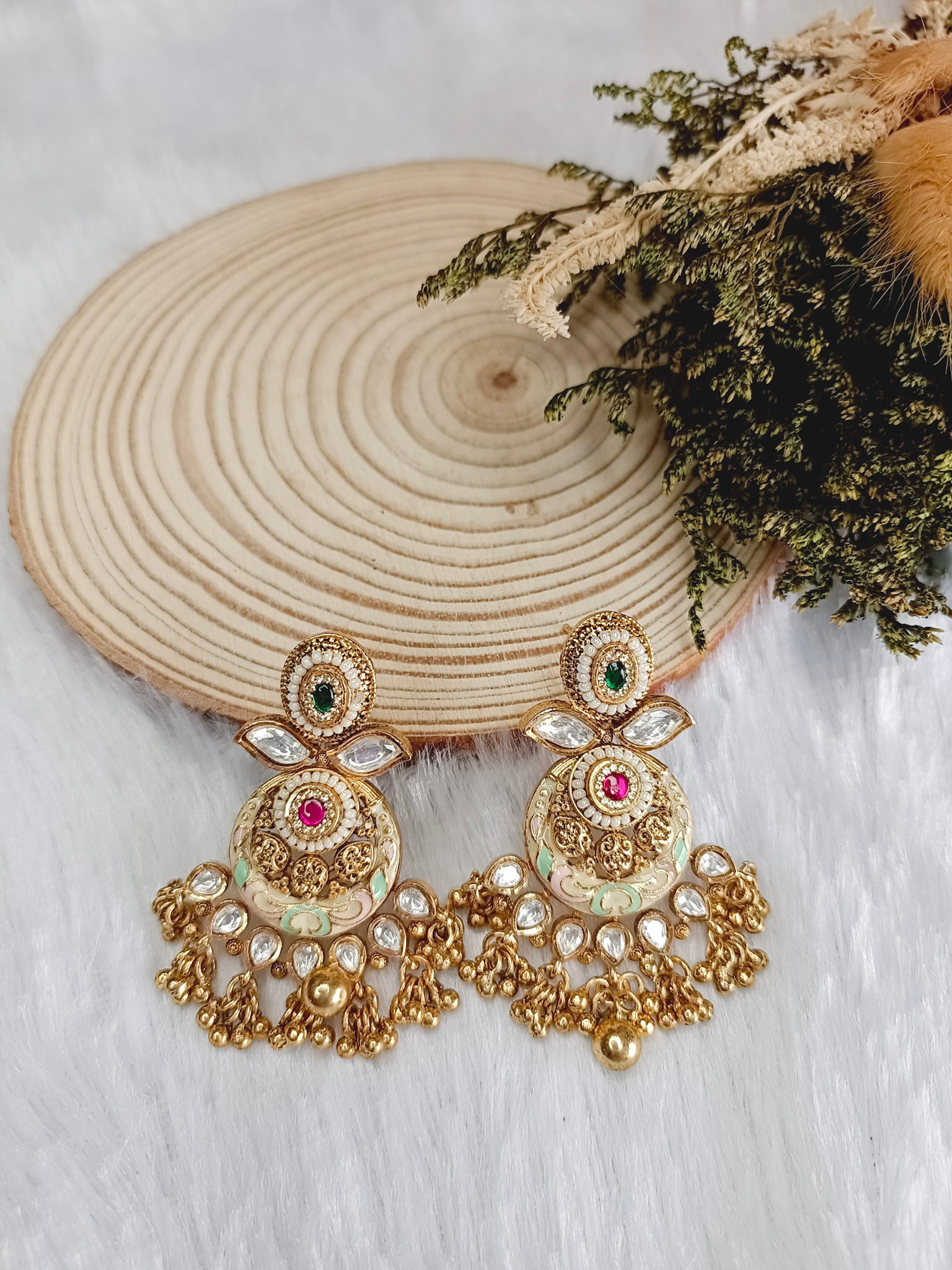 Prini Rajwadi Earrings - MIARAA
