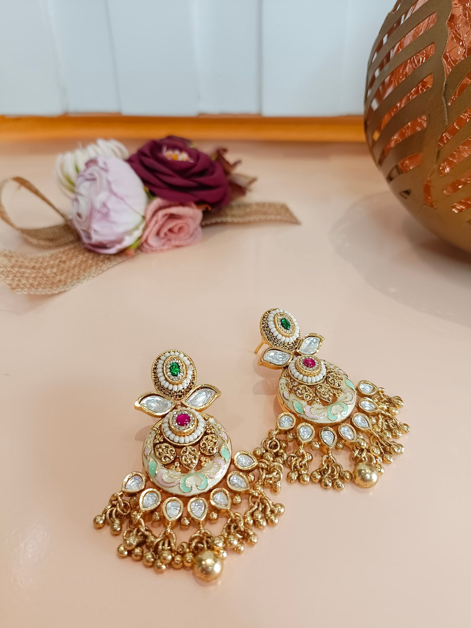 Prini Rajwadi Earrings - MIARAA