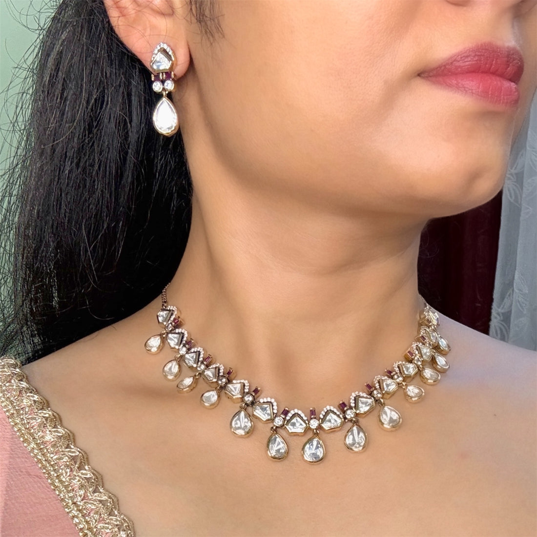 Devika Polki Necklace Set
