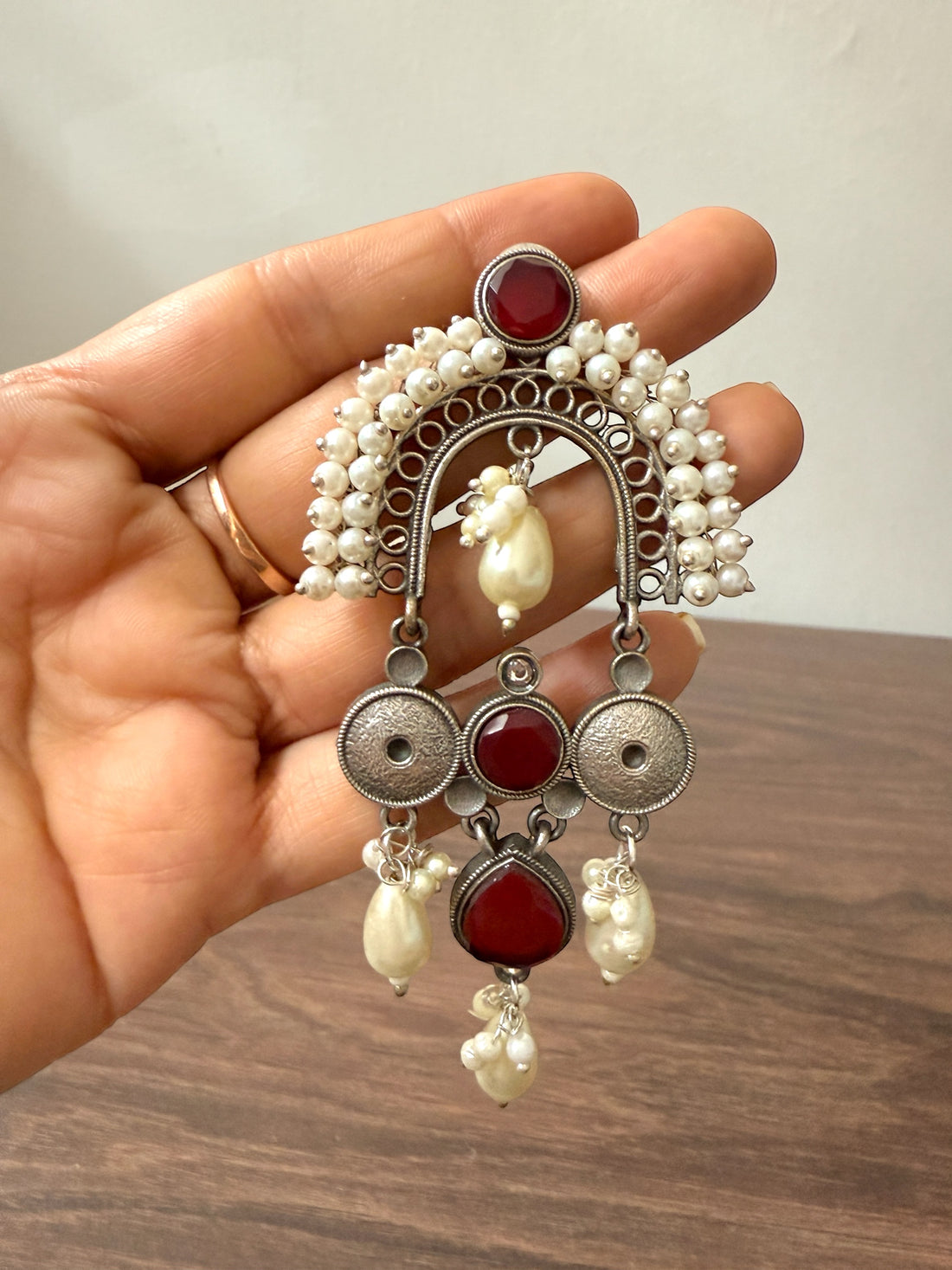 Mirza Brass Earrings