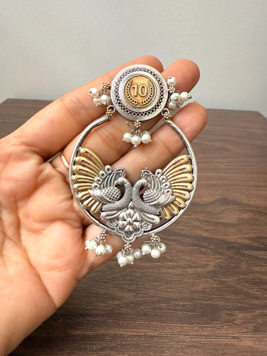 Misha Brass Earrings