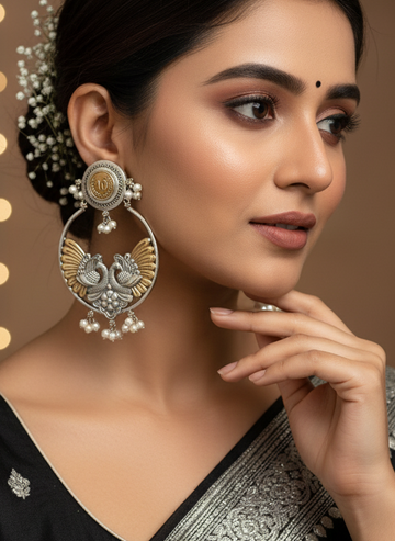 Misha Brass Earrings