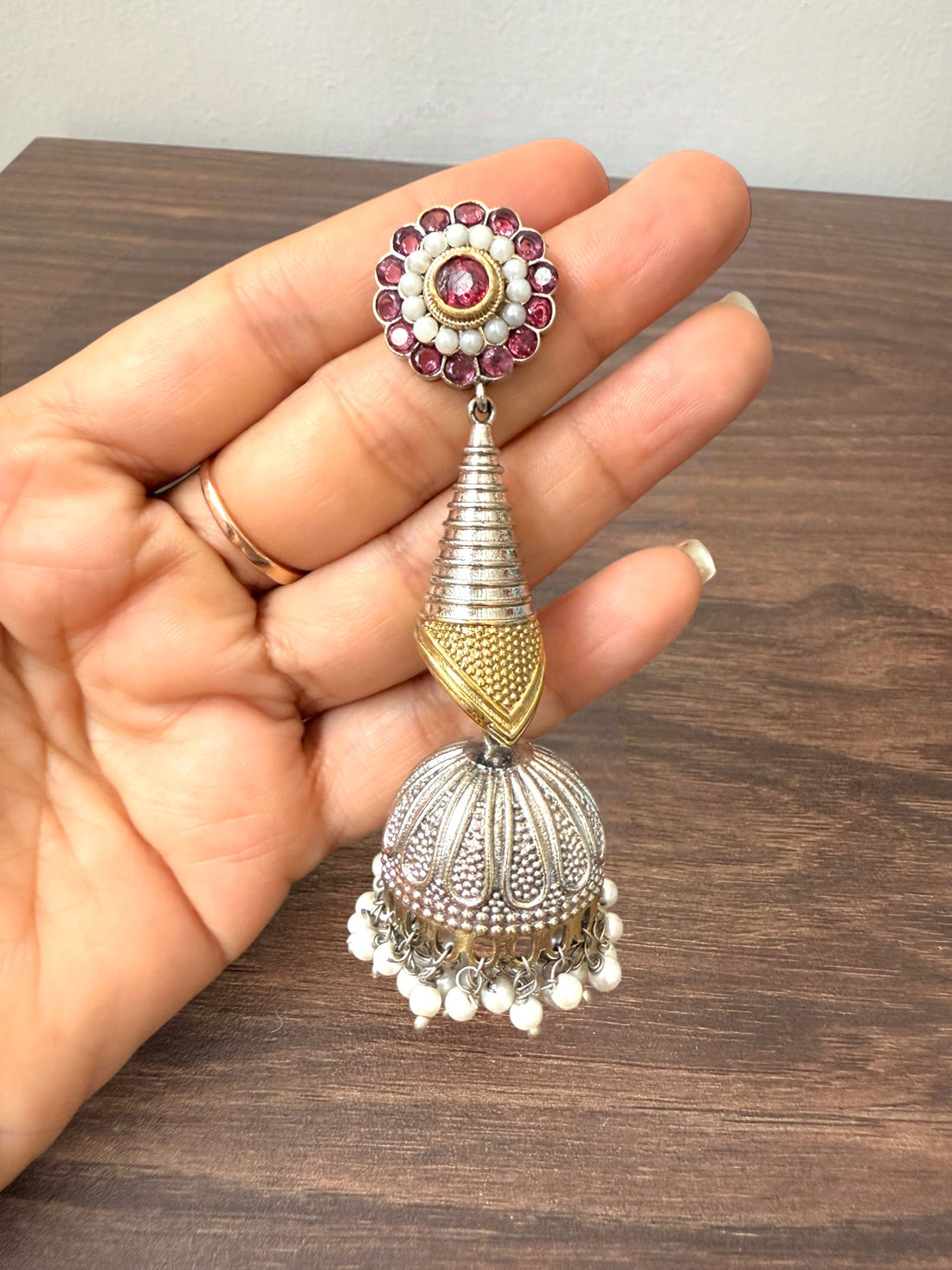 Purna Brass Earrings
