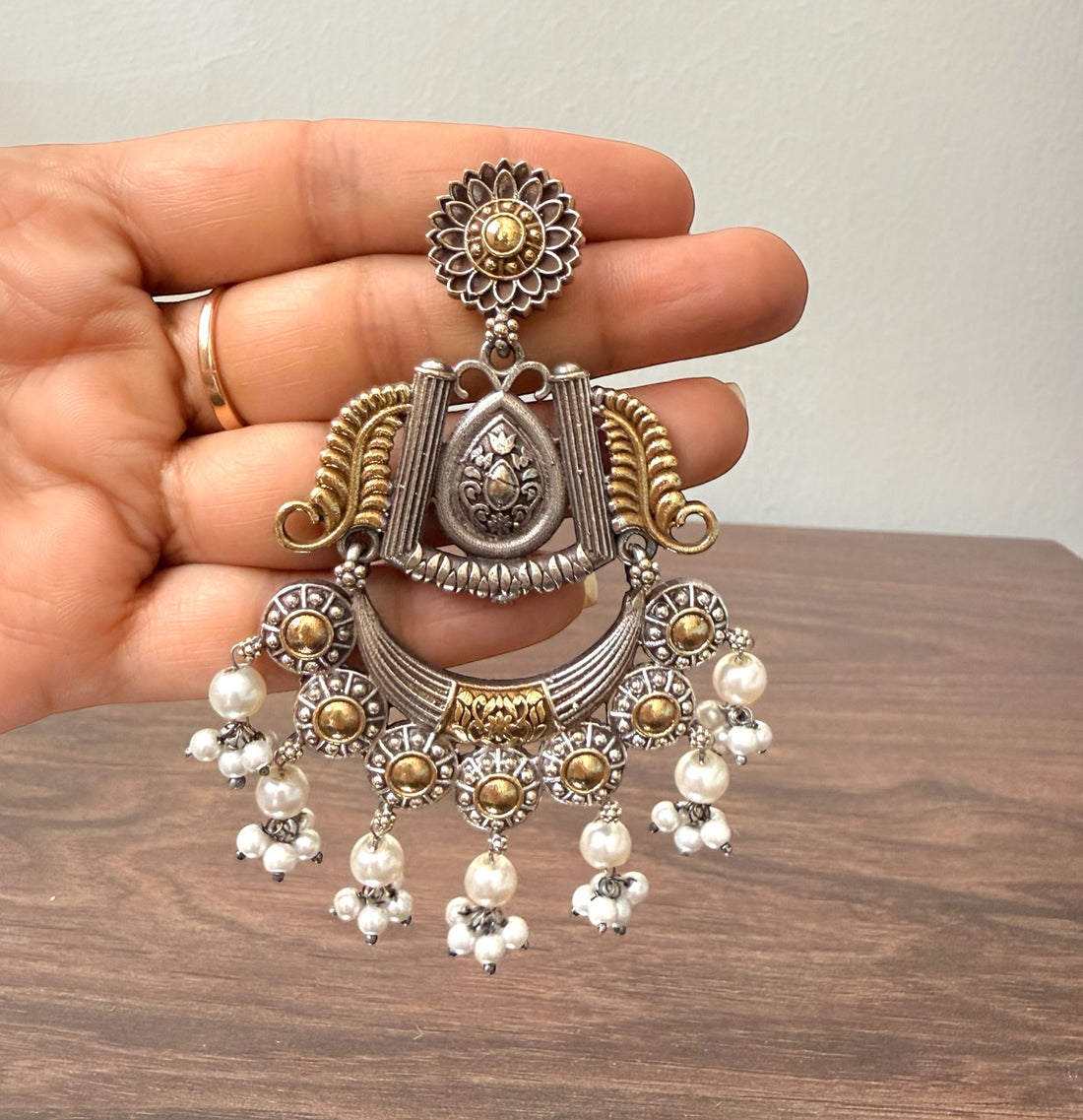 Jhansi Brass Earrings