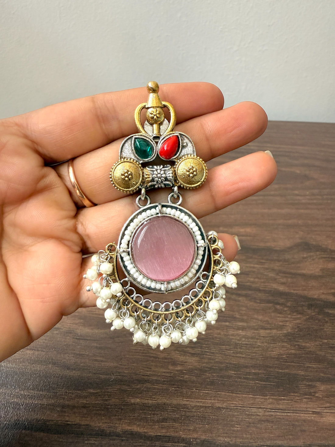 Dhriti Brass Earrings