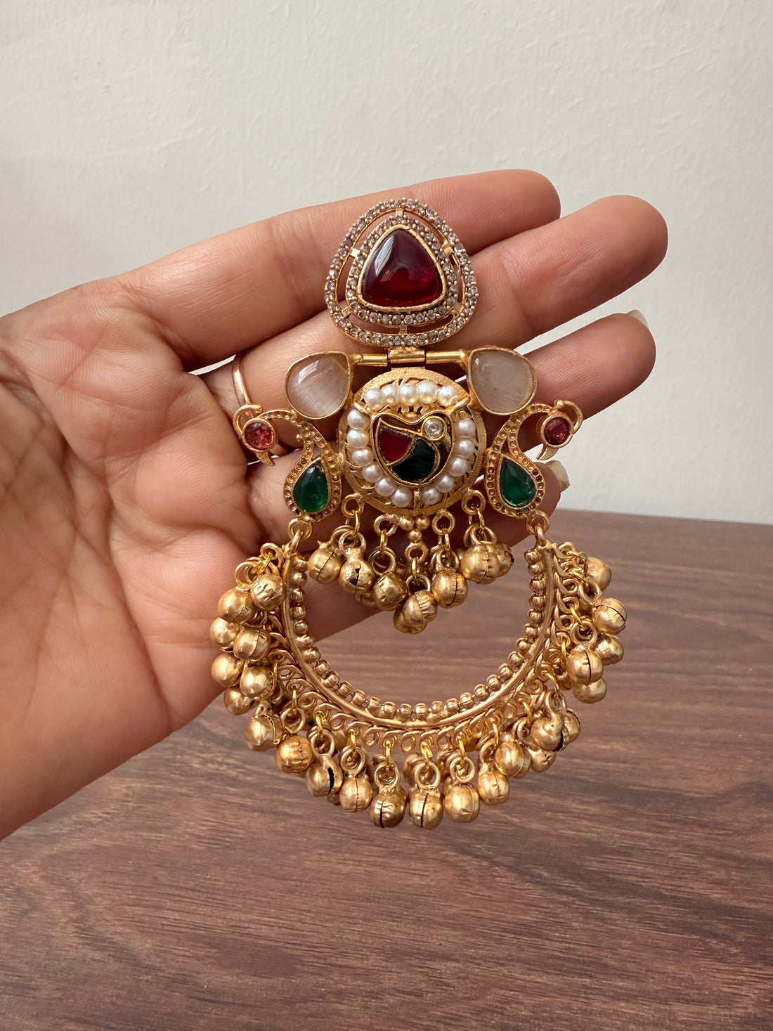 Vaidehi Brass Earrings