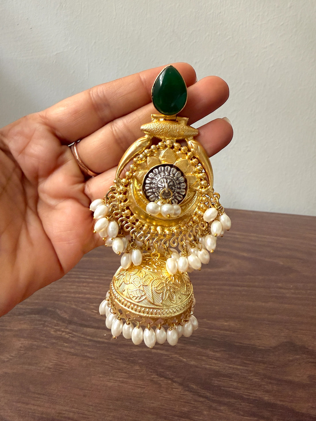 Savya Brass Earrings