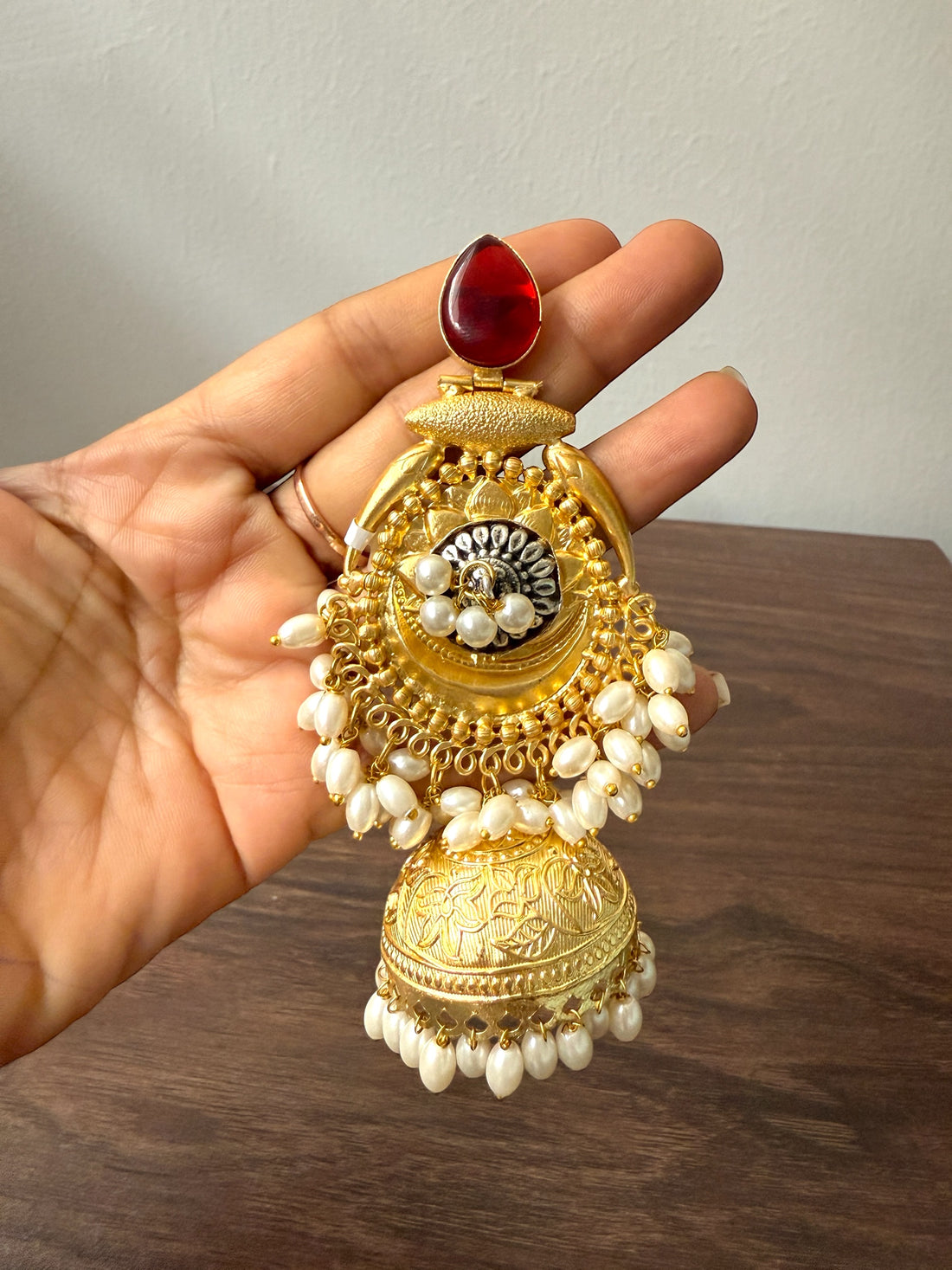 Savya Brass Earrings