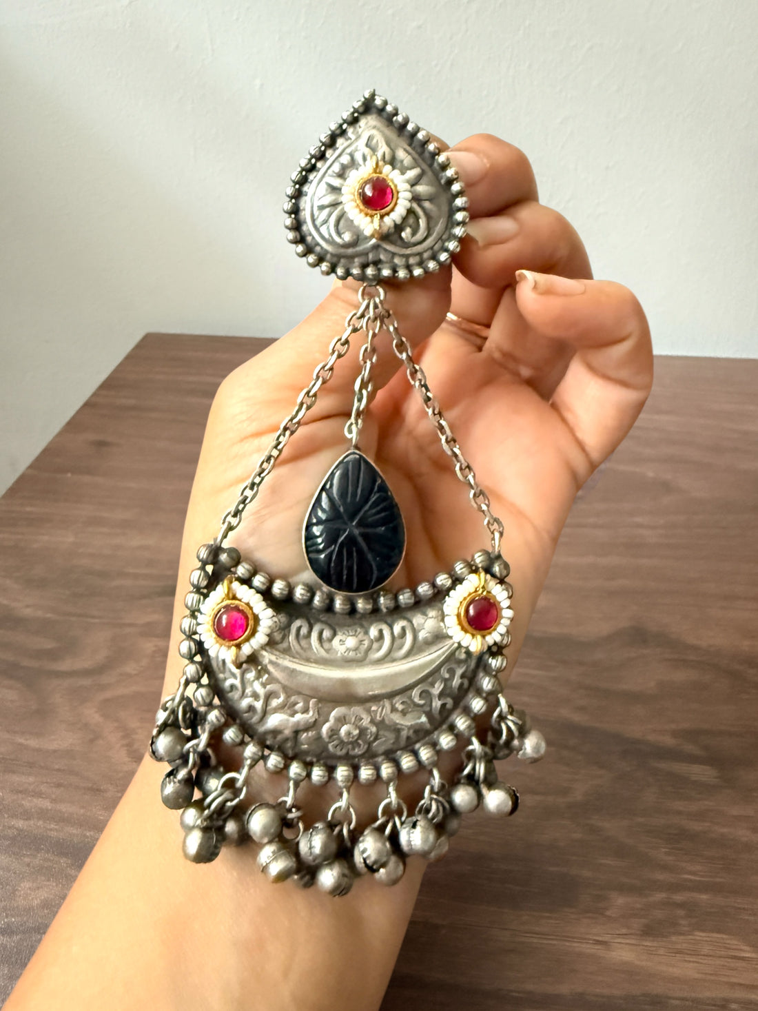 Diya Brass Earrings