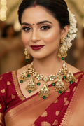 Latika Rajwadi Necklace Set