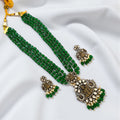 Miaraa_Sujata_Green_Polki_Kundan_Necklace_Set
