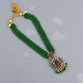 Miaraa_Sujata_Green_Polki_Kundan_Necklace_Set