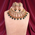 Multicolor Ashmi Rajwadi Necklace Set