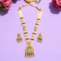 Multicolor Charvi Antique Rajwadi Necklace Set