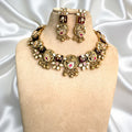 Multicolor Kalyani Rajwadi Necklace Set