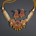Multicolor Mohini Rajwadi Necklace Set