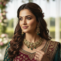Multicolor Urmila Rajwadi Necklace Set