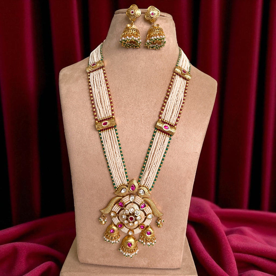 Multicolor Urvashi Rajwadi Necklace Set