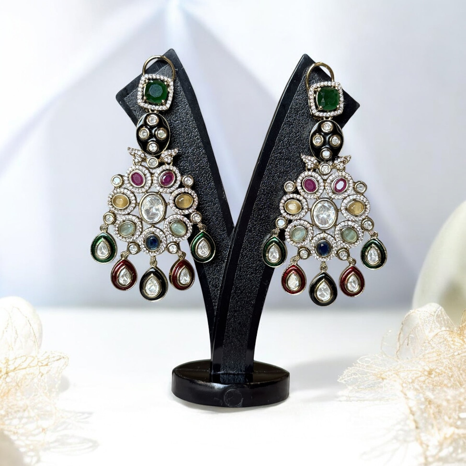 Nayra Multicolor Necklace Set - MIARAA