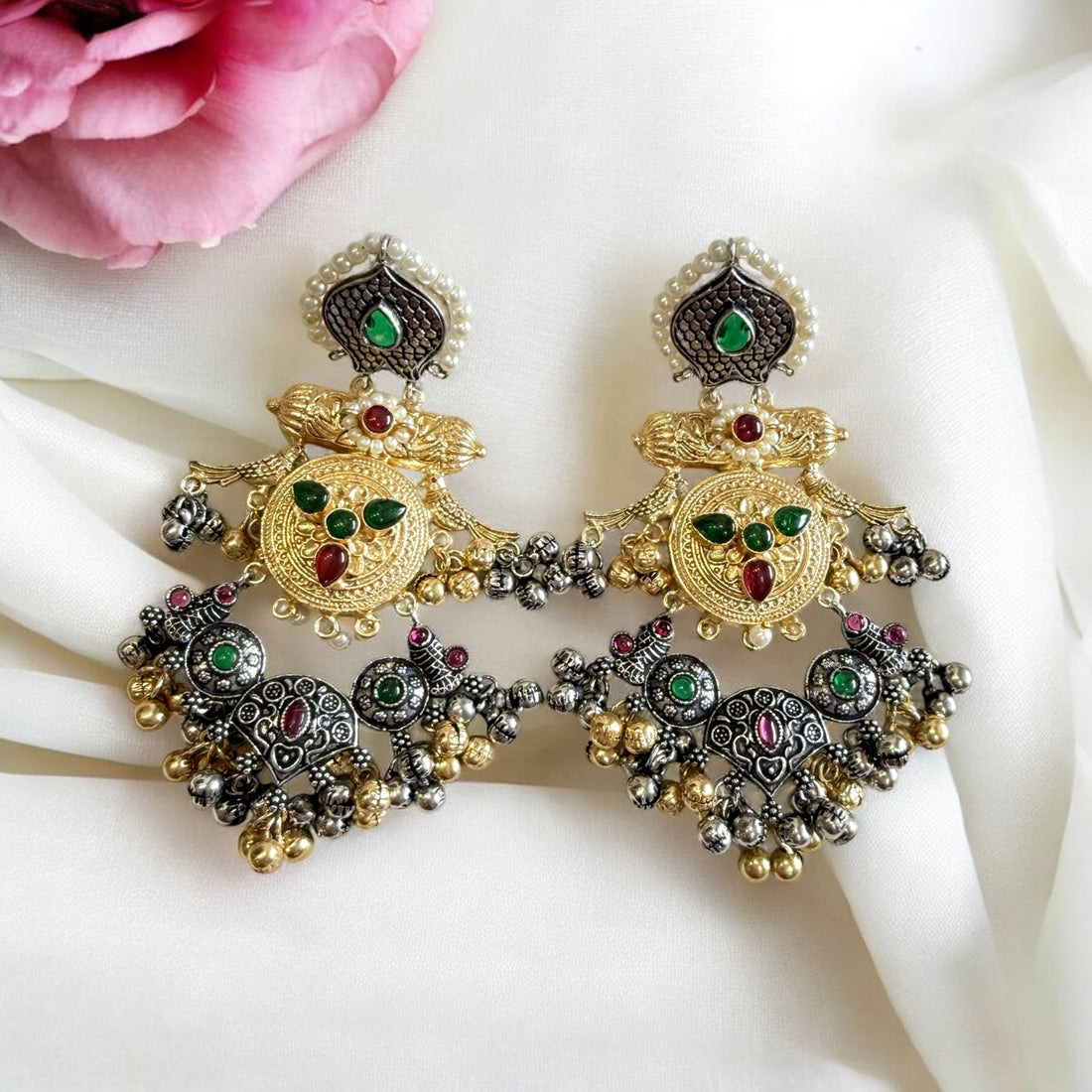 Hansani Brass Earrings - MIARAA
