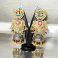 Savitri Brass Earrings - MIARAA
