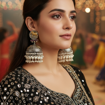 Anuradha Brass Earrings