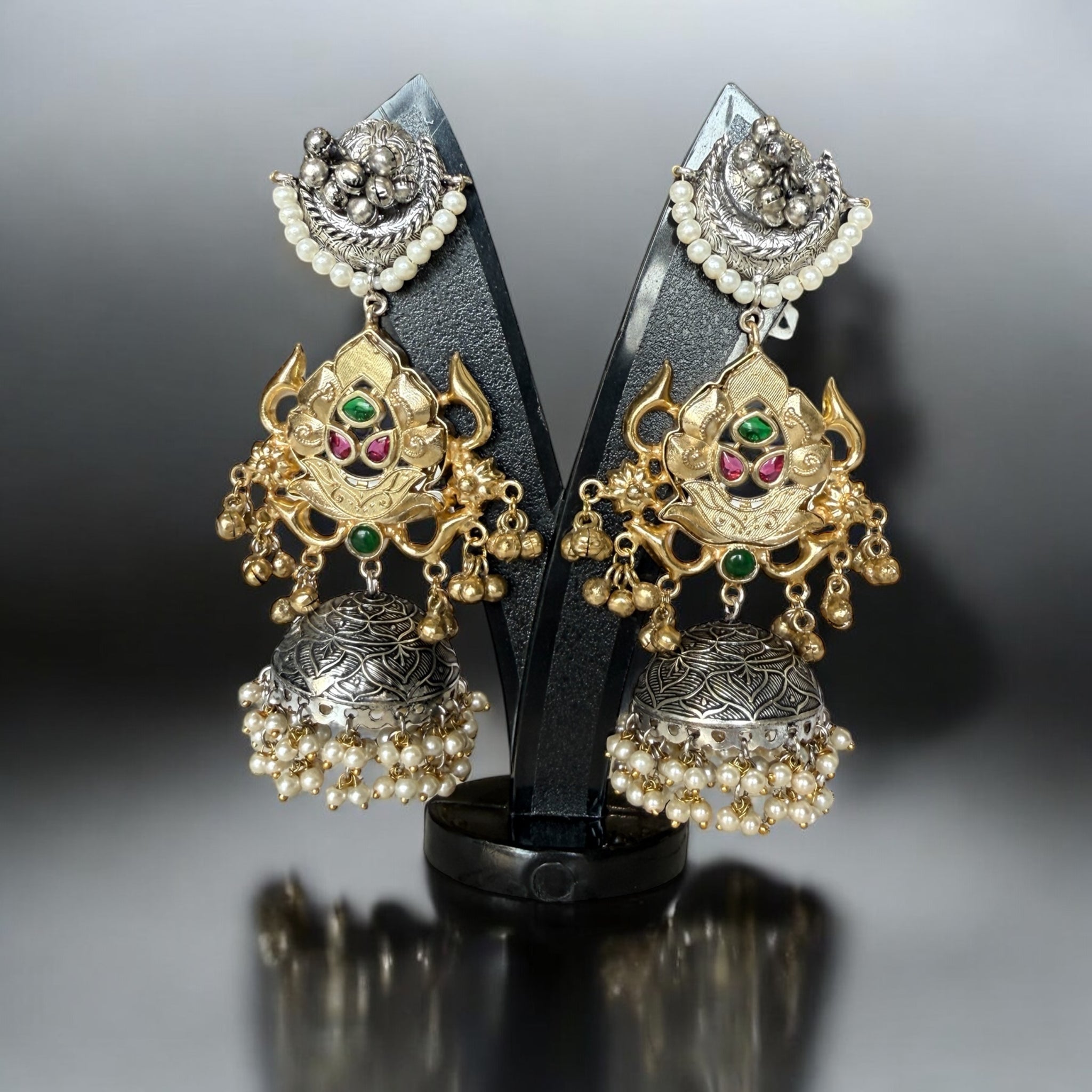 Morni Brass Earrings - MIARAA