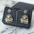 Mahima Brass Earrings - MIARAA