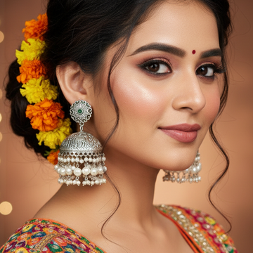 Mahima Brass Earrings