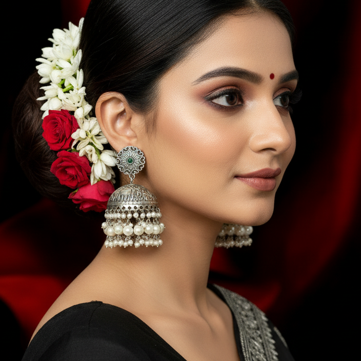 Mahima Brass Earrings