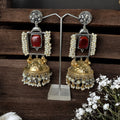 Amrit Brass Earrings - MIARAA