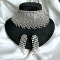 Anaya Diamond Necklace Set - MIARAA