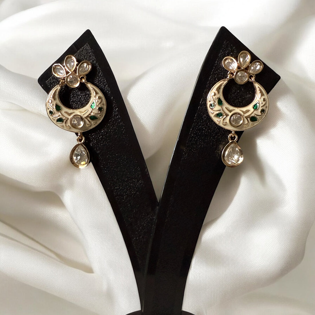 Indira Green Necklace Set - MIARAA