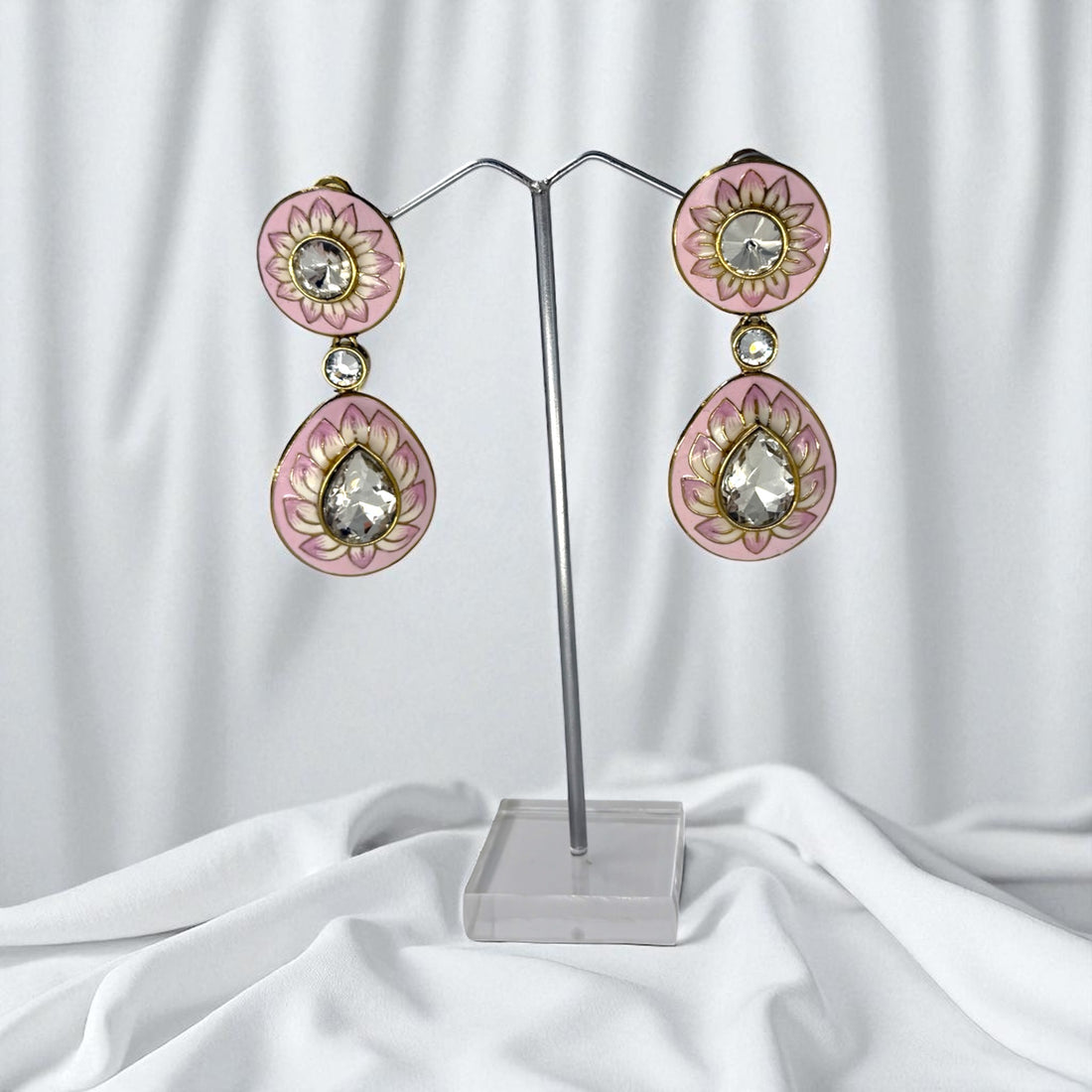Veera Kundan Chandbali Earrings
