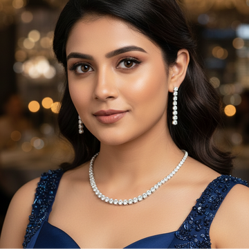 Emma Diamond Necklace Set