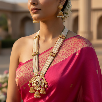 Multicolor Urvashi Rajwadi Necklace Set