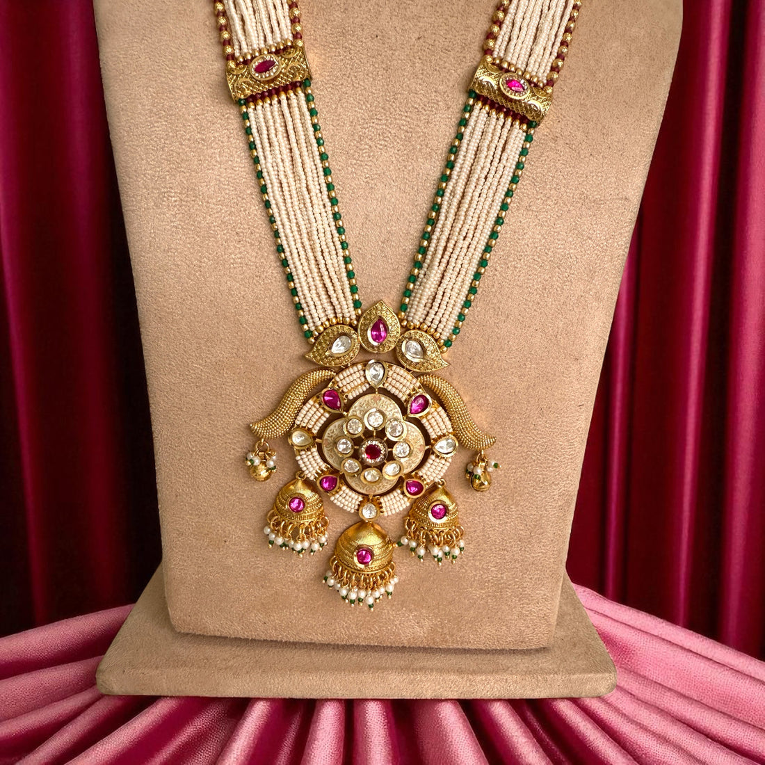 Multicolor Urvashi Rajwadi Necklace Set